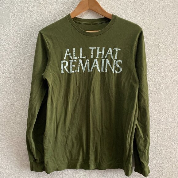 All That Remains 2022 Tour Dates On Back Metal Rock T-Shirt Small Long Sleeve - Picture 1 of 2